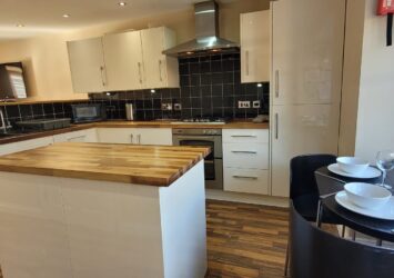 Kitchen and table